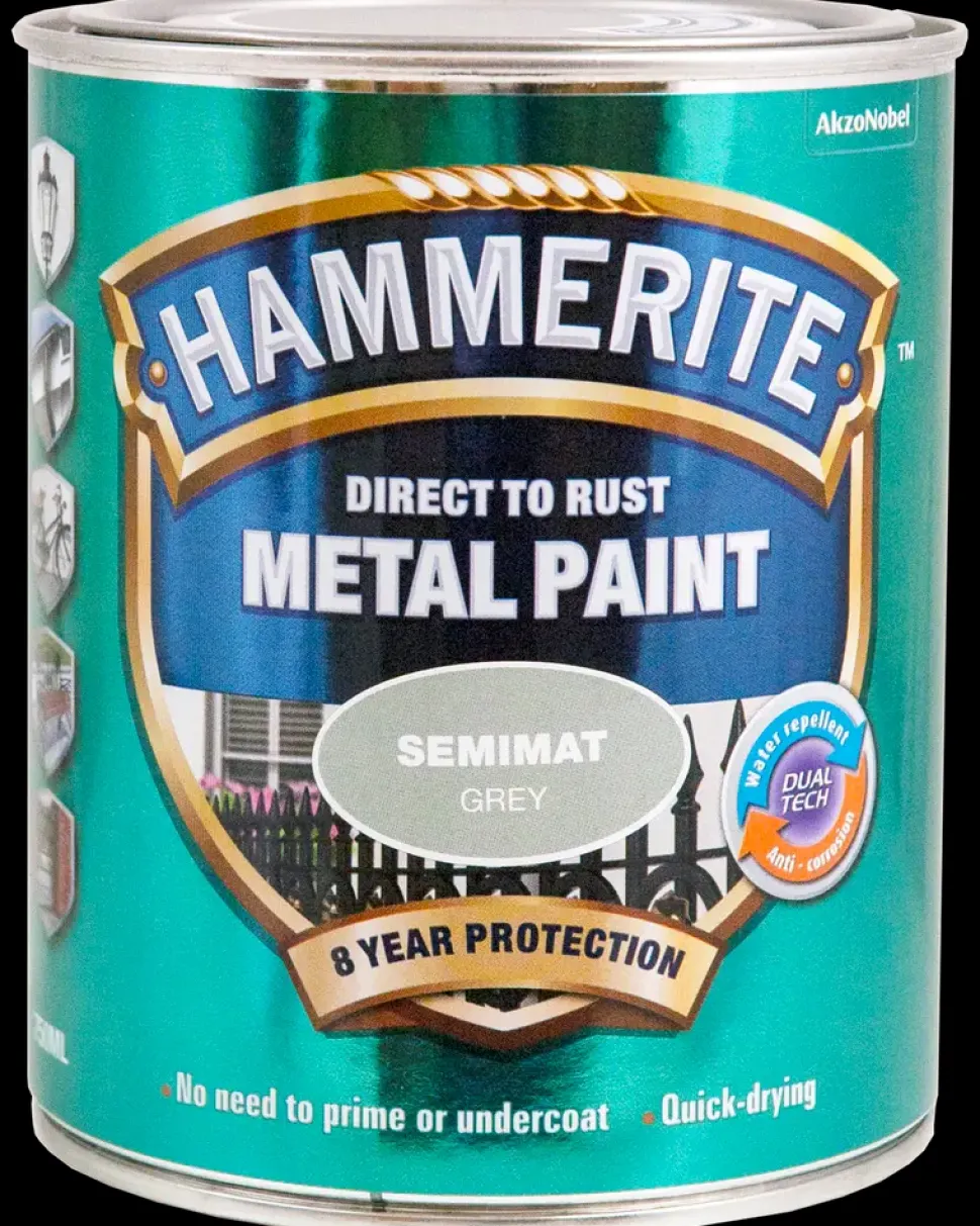 Hammerite Semimat grå - 750 ml