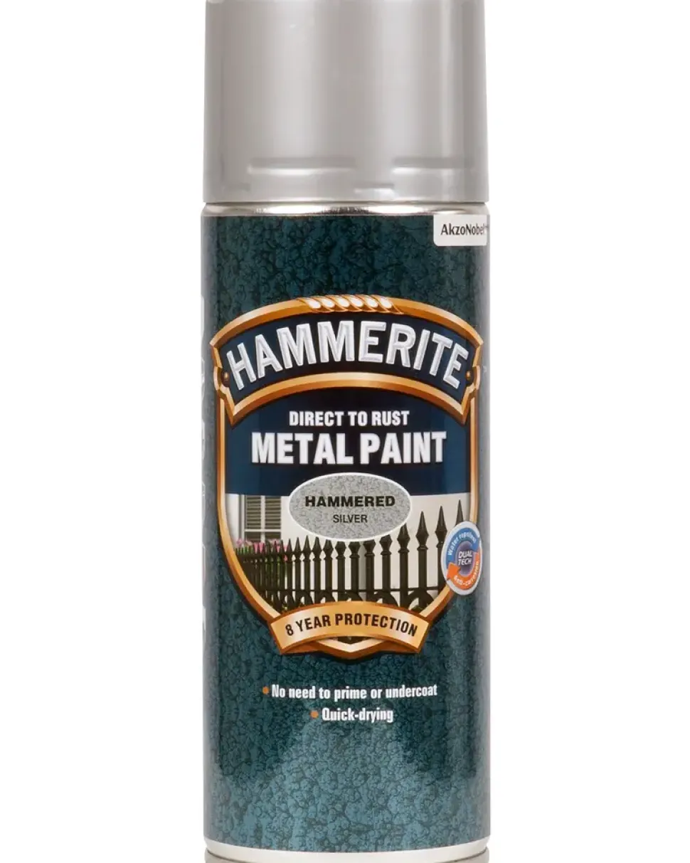 Hammerite Spray 400 ml - sølv