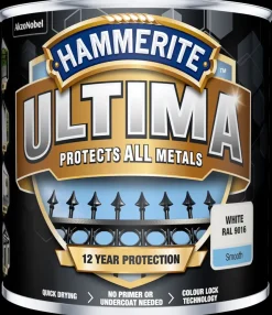 Hammerite Ultima 250 ml - HVID RAL 9016