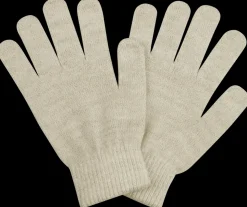 Handsker Lurex hvid - One size