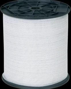Hegnstråd 10 mm 200 m - hvid nylon