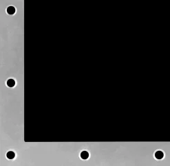 Hjørnebeslag 100 x100 x 15 mm