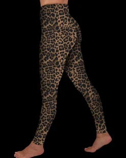 Højtaljede Leggings leopard