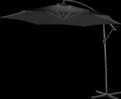 Hængeparasol Ø3 m - sort