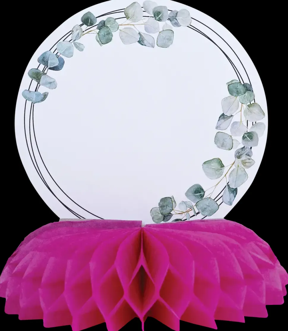 Honeycomb med skilt fuchsia