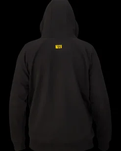 Hoodie med lynlås - Sort