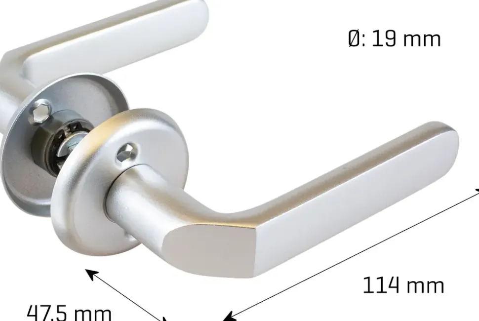 jasa Dørgreb aluminium 19 mm - Mira