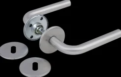 jasa Dørgreb L-form rustfri - 19 mm