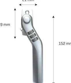 jasa Paskvilgreb 43mm 3 cifret kode - højre