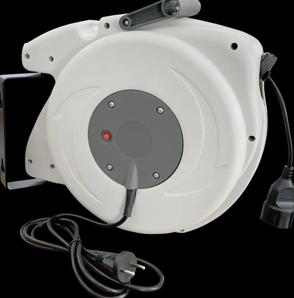 Kabeltromle med automatisk oprulning 15 + 2 m