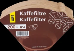 Kaffefilter ubleget i str. 1 x 4 - 200-pak