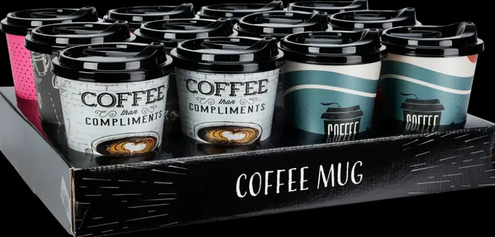 Kaffekop to-go 500 ml - assorterede design