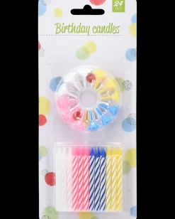 Kagelys med holdere 12-pak - assorterede varianter