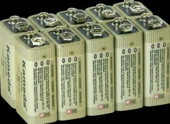 Kameda Alkaline batteri - 9 V 10-pak