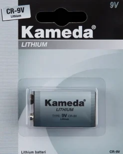 Kameda Lithium batteri - 9 V