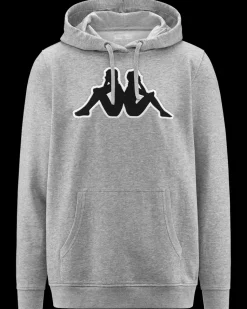 Kappa hoodie grå