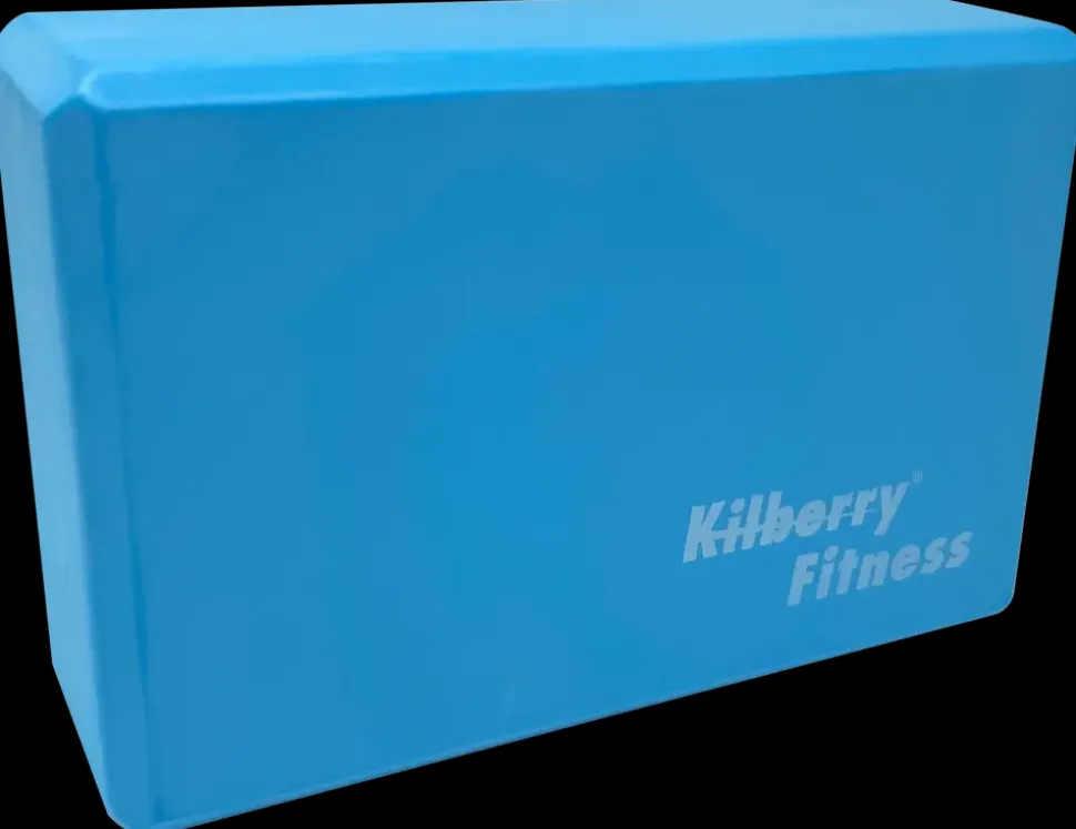 Kilberry Fitness Yoga blok 15 x 23 x 7,5 cm - blå