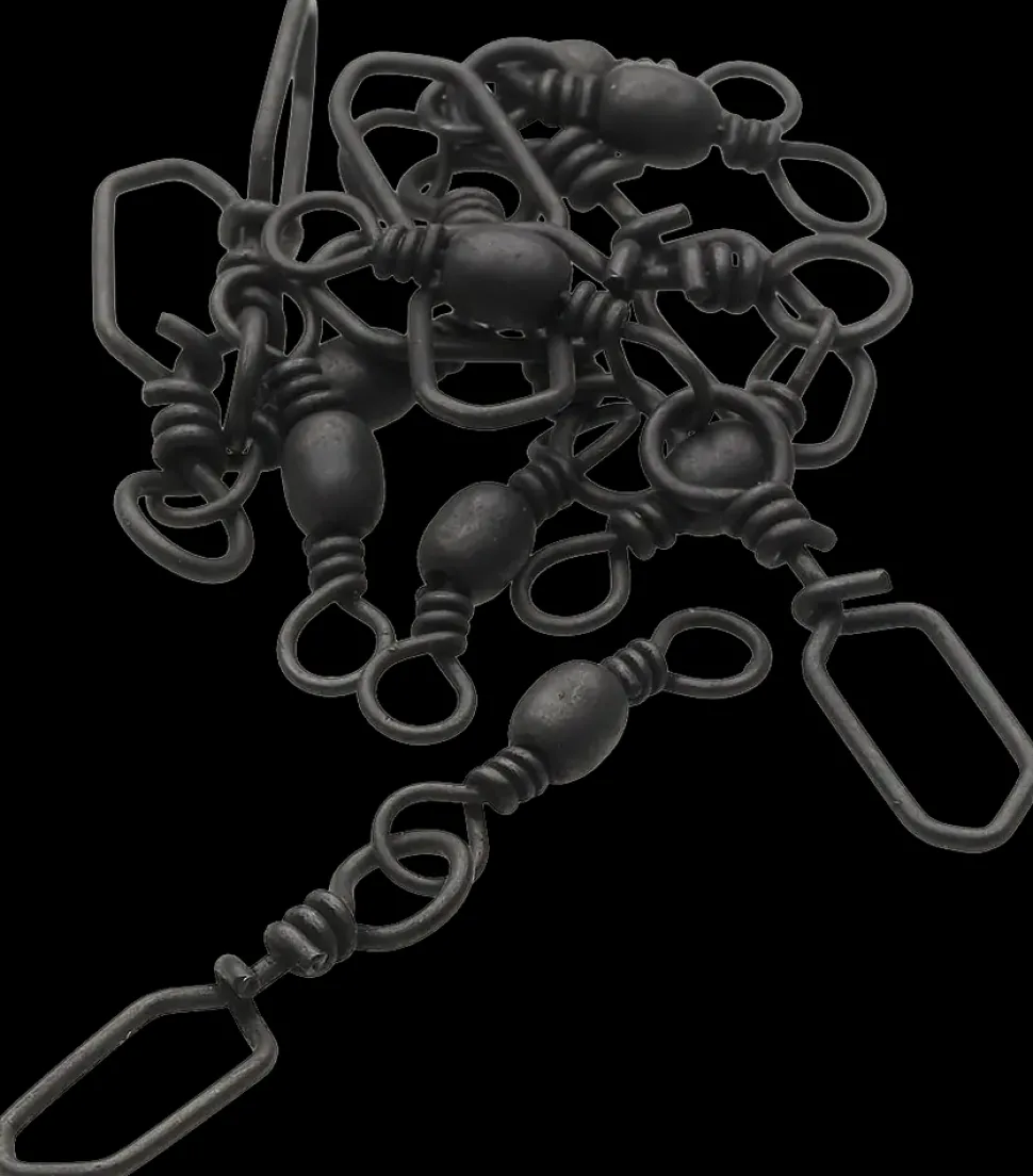 Kinetic Barrel swivel #12 8-pak - sort