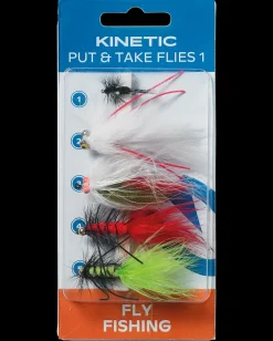 Kinetic Put & Take flies 1 5-pak