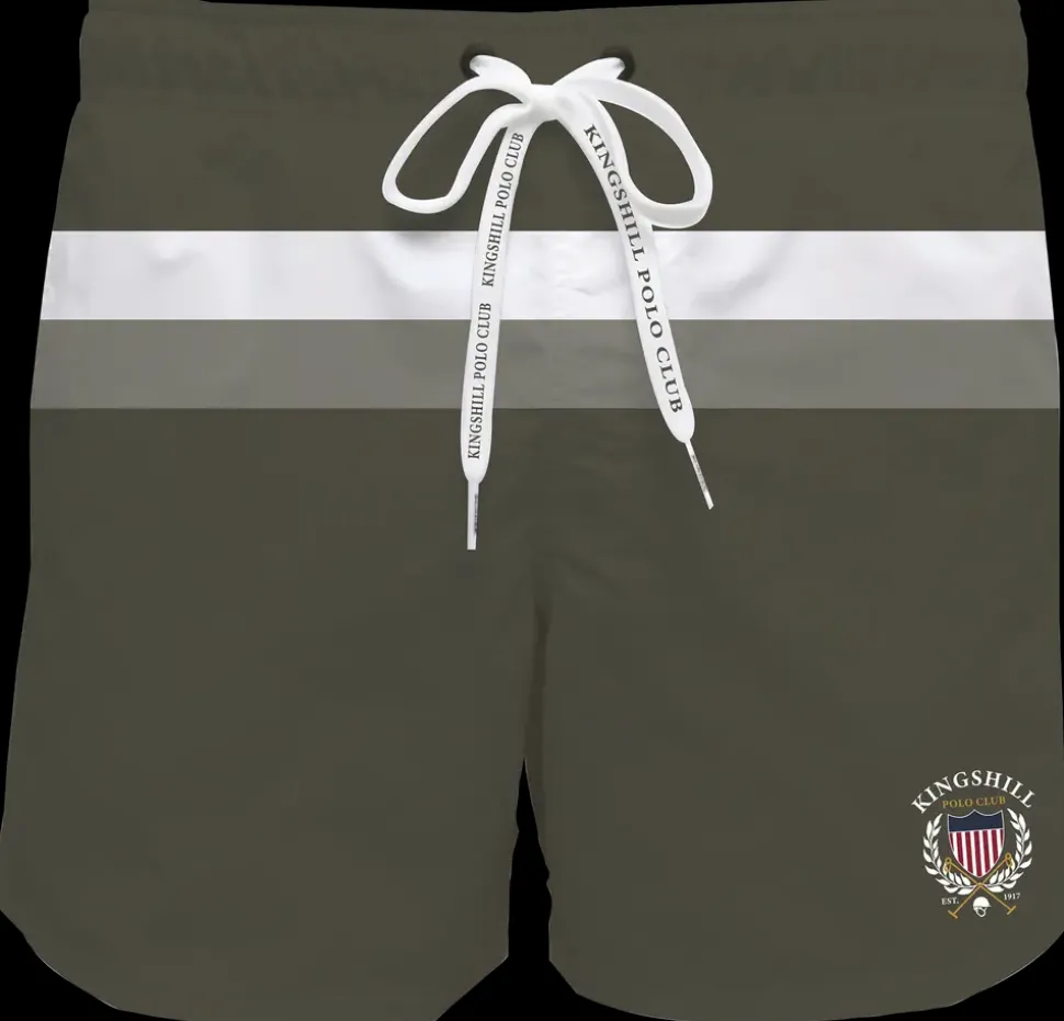 KINGSHILL Polo Club Badeshorts, Grøn