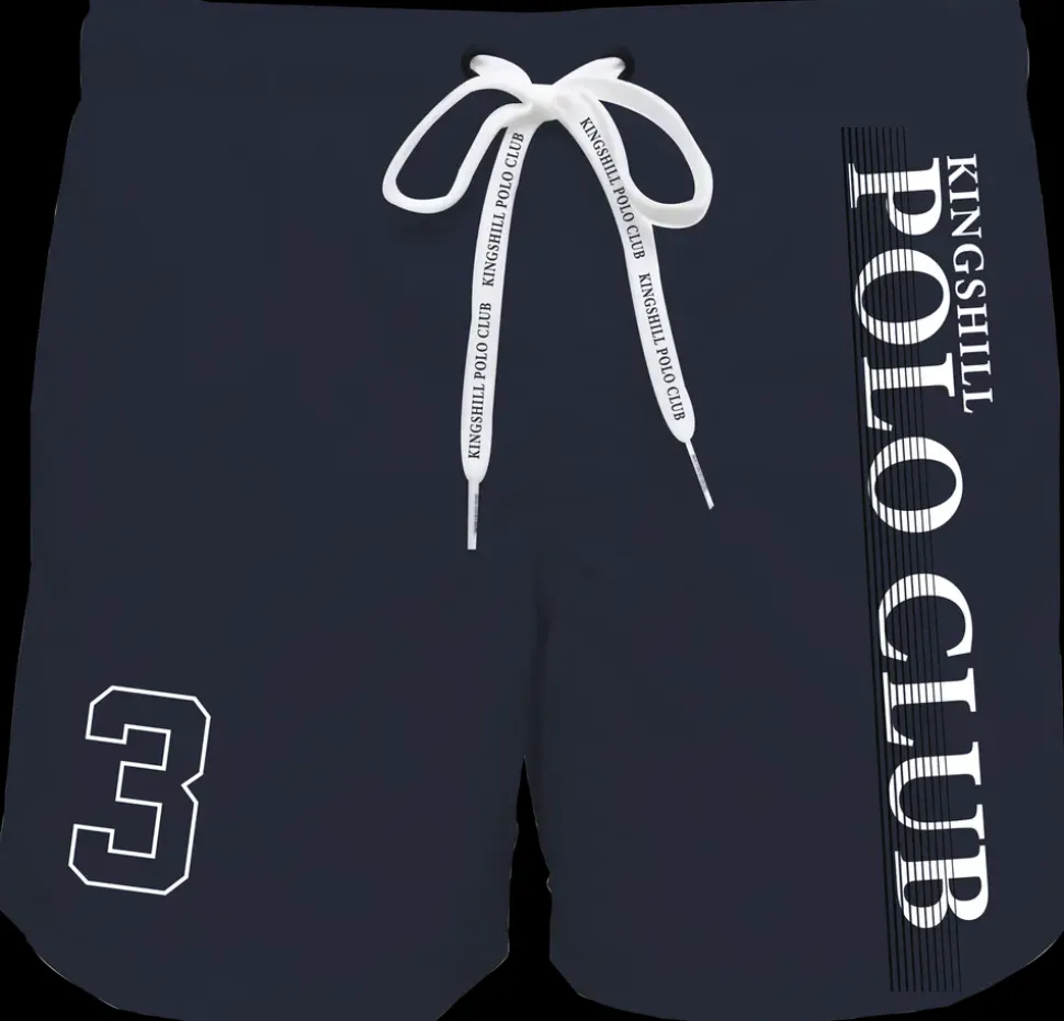 KINGSHILL Polo Club Badeshorts, Blå