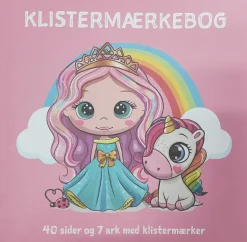 Klistermærkebog Prinsesser