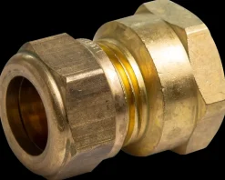 Kompressions muffe 15 mm x 3/4" - messing