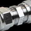 Kompressions samlemuffe 10 mm - krom