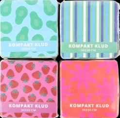 Komprimeret klud med print