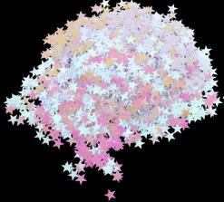 Konfetti stjerner pink
