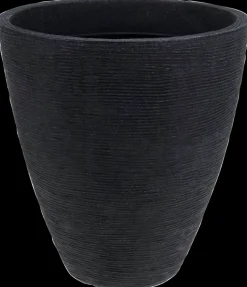 Krukke ribber antracitgrå Ø39 cm