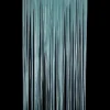 Lametta gardin 250 cm - Mat blå