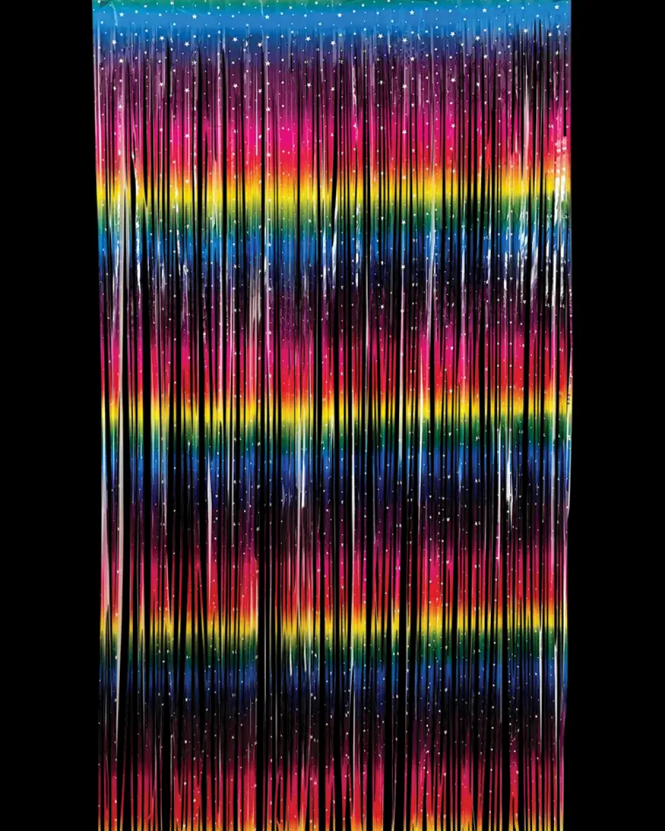 Lametta gardin rainbow