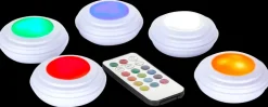 Lampe 5-pak fjernbetjent+timer