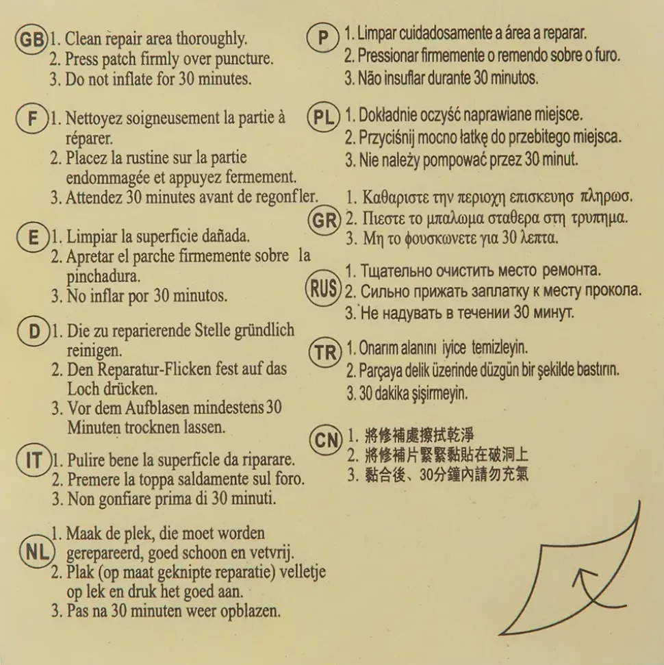 Lap til pool 6,5 x 6,5 cm