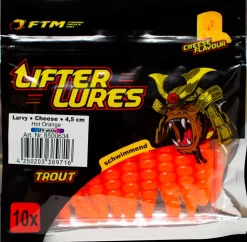 Larvy Cheese 4,5 cm - Hot Orange