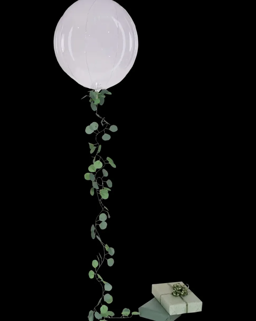 LED ballon med guirlande