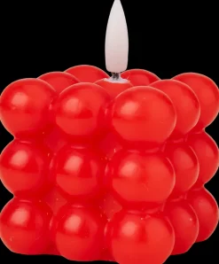 LED Bobbellys 5,5 cm Rød
