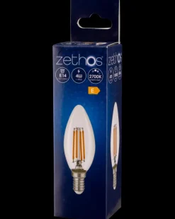 LED-filament 4W E14 C35 klar