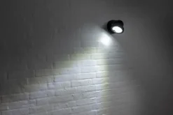 LED-lampe med sensor - sort