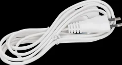 Ledning med afbryder 4 m - hvid