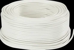 Ledning rund 2 x 0,75 mm² - hvid