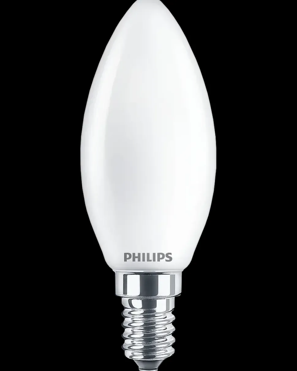 LED-pære 4,3W E14 B35 2-pak