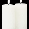 LED-vokslys snoet H. 10 cm 2-pak