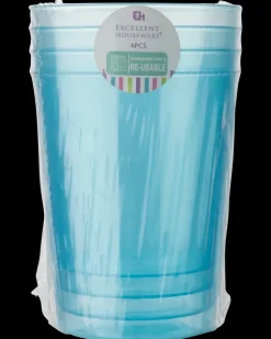 Ølglas 50 cl genanvendelig 4-pak