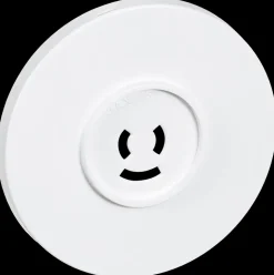 LK Dæksel lampestik Ø80 mm - hvid