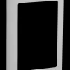 LK FUGA Design ramme SOFT 63 1½ modul - lysegrå