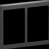 LK FUGA Designramme SOFT 2 x 1½ modul - koksgrå