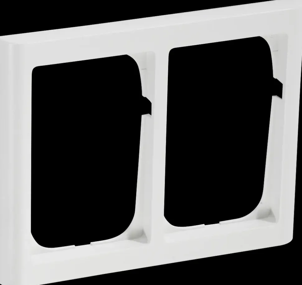 LK FUGA Softline 63 1½ modul vandret - hvid