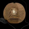 Loftslampe natur reb - Ø25 cm